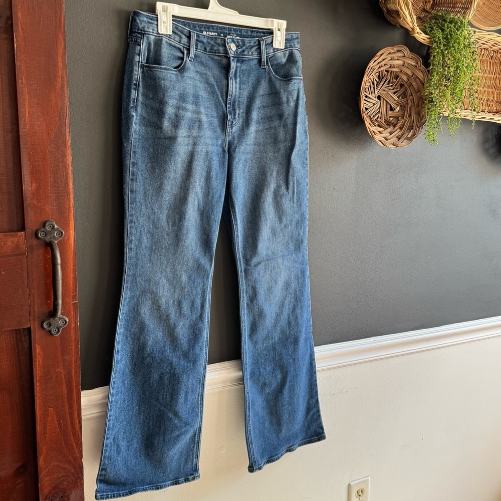 Old Navy Blue Flare Women's Jeans
